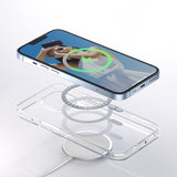 Husa pentru iPhone 16 Pro, PanzerGlass® HardCase White MagSafe Series, transparenta