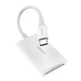 Cititor de carduri UGREEN Card Reader CM265 (35506), Type-C to TF/SD Card, Plug&Play, 170MB/s, 2TB, alb