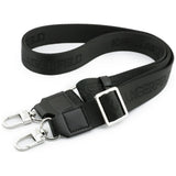 Husa pentru iPhone 17 Pro Max, Karl Lagerfeld Hardcase Big Strap Karl Metal Logo MagSafe (KLHMP17XPCRLRCHK), negru