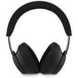 Casti wireless Guess Saffiano Triangle Logo (GUBHC15PGMRTRK), Bluetooth, ENC, On-ear, Eco Leather, negru