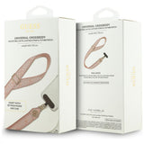 Guess Strap Tether Patch 4G Strass Metal Logo (GUUCNP4DGMP), Universal, reglabil, Polyurethane Leather, 1.5m, Roz