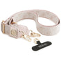 Guess Strap Tether Patch 4G Strass Metal Logo (GUUCNP4DGMP), Universal, reglabil, Polyurethane Leather, 1.5m, Roz