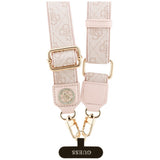 Guess Strap Tether Patch 4G Strass Metal Logo (GUUCNP4DGMP), Universal, reglabil, Polyurethane Leather, 1.5m, Roz