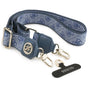 Guess Strap Tether Patch 4G Strass Metal Logo (GUUCNP4DGMB), Universal, reglabil, Polyurethane Leather, 1.5m, Albastru