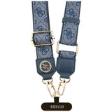 Guess Strap Tether Patch 4G Strass Metal Logo (GUUCNP4DGMB), Universal, reglabil, Polyurethane Leather, 1.5m, Albastru