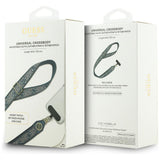 Guess Strap Tether Patch 4G Strass Metal Logo (GUUCNP4DGMB), Universal, reglabil, Polyurethane Leather, 1.5m, Albastru