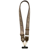 Guess Strap Tether Patch 4G Strass Metal Logo (GUUCNP4DGMW), Universal, reglabil, Polyurethane Leather, 1.5m, Maro