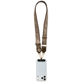 Guess Strap Tether Patch 4G Strass Metal Logo (GUUCNP4DGMW), Universal, reglabil, Polyurethane Leather, 1.5m, Maro