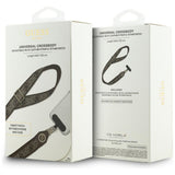Guess Strap Tether Patch 4G Strass Metal Logo (GUUCNP4DGMW), Universal, reglabil, Polyurethane Leather, 1.5m, Maro