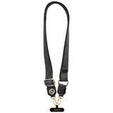 Guess Strap Tether Patch 4G Strass Metal Logo (GUUCNP4DGMK), Universal, reglabil, Polyurethane Leather, 1.5m, Negru