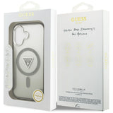 Husa pentru iPhone 17, Guess IML Gradient Triangle Logo MagSafe (GUHMP17SHGTMLCGA), kaki