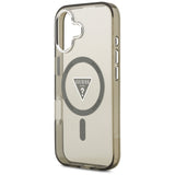 Husa pentru iPhone 17, Guess IML Gradient Triangle Logo MagSafe (GUHMP17SHGTMLCGA), kaki