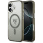 Husa pentru iPhone 17, Guess IML Gradient Triangle Logo MagSafe (GUHMP17SHGTMLCGA), kaki