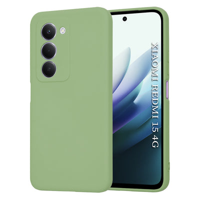 Husa pentru Xiaomi Redmi 15 5G, Techsuit SoftFlex, verde deschis