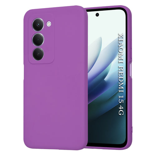 Husa pentru Xiaomi Redmi 15 5G, Techsuit SoftFlex, mov