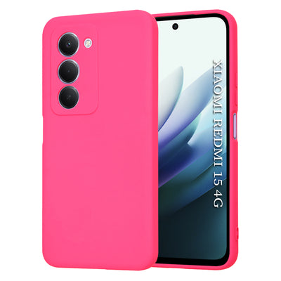 Husa pentru Xiaomi Redmi 15 5G, Techsuit SoftFlex, fucsia
