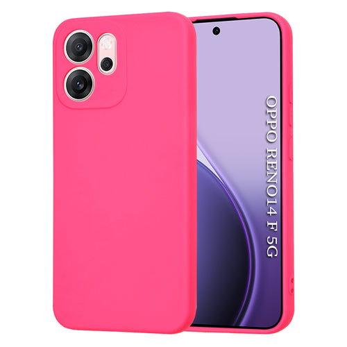 Husa pentru OPPO Reno14 FS 5G, Techsuit SoftFlex, fucsia
