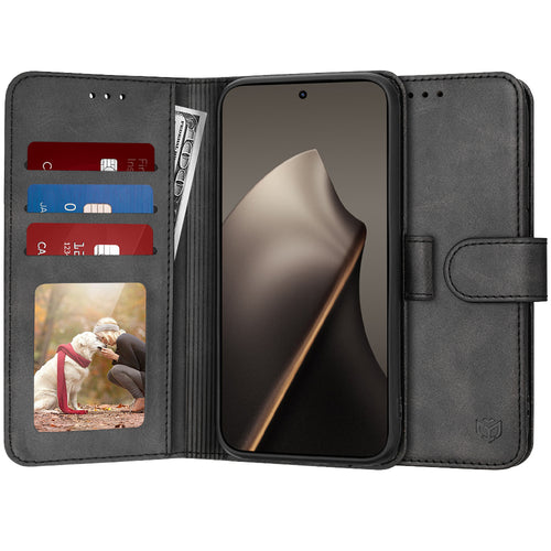 Husa pentru Xiaomi 15T, Techsuit Diary Book, negru