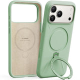 Husa pentru iPhone 17 Pro, Torras Qpro Silicone Series, verde