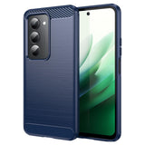 Husa pentru Xiaomi Redmi 15 5G, Techsuit Carbon Silicone, albastru