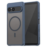Husa pentru Sony Xperia 10 VII, Techsuit HaloFrost II MagSafe, bleumarin