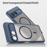 Husa pentru Sony Xperia 10 VII, Techsuit HaloFrost II MagSafe, bleumarin