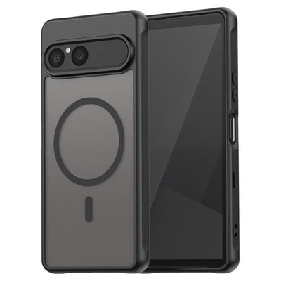 Husa pentru Sony Xperia 10 VII, Techsuit HaloFrost II MagSafe, negru
