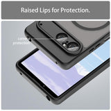 Husa pentru Sony Xperia 10 VII, Techsuit HaloFrost II MagSafe, negru