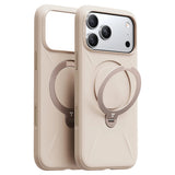 Husa pentru iPhone 17 Pro, Torras Qpro Silicone Series, crem