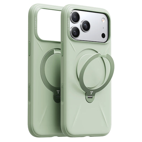 Husa pentru iPhone 17 Pro, Torras Qpro Silicone Series, verde