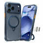 Husa pentru iPhone 17 Pro Max, Torras Ostand Spin Air Series, bleumarin