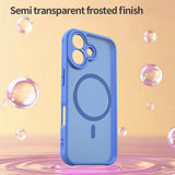 Husa pentru iPhone 17, Techsuit HaloFrost II MagSafe, albastru