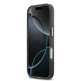 Husa pentru iPhone 17, Guess IML Gradient Triangle Logo MagSafe (GUHMP17SHGTMLCGK), negru