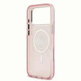 Husa pentru iPhone 17 Pro Max, Karl Lagerfeld IML Choupette Sketch Logo MagSafe (KLHMP17XHGCHGKBP), roz