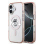 Husa pentru iPhone 17, Karl Lagerfeld IML Choupette Sketch Logo MagSafe (KLHMP17SHGCHGKBP), roz