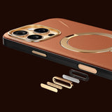 Husa pentru iPhone 17 Pro Max, Torras Qpro Leather Series, gri