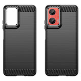 Husa pentru Motorola Moto G06, Techsuit Carbon Silicone, albastru
