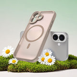 Husa pentru iPhone 16 Plus, Techsuit HaloFrost II MagSafe, auriu