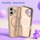 Husa pentru iPhone 16 Plus, Techsuit HaloFrost II MagSafe, auriu