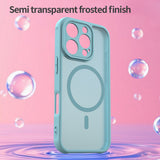 Husa pentru iPhone 16 Pro, Techsuit HaloFrost II MagSafe, verde menta