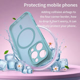 Husa pentru iPhone 16 Pro, Techsuit HaloFrost II MagSafe, verde menta