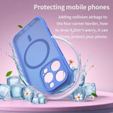 Husa pentru iPhone 16 Pro, Techsuit HaloFrost II MagSafe, albastru