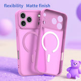 Husa pentru iPhone 17 Pro, Techsuit HaloFrost II MagSafe, portocaliu