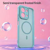 Husa pentru Xiaomi Redmi 15C 4G, Techsuit HaloFrost II MagSafe, verde menta