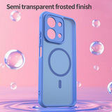 Husa pentru Xiaomi Redmi 15C 4G, Techsuit HaloFrost II MagSafe, albastru