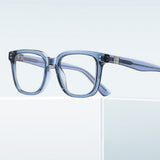 Techsuit Anti-Blue Light Glasses Reflex PC (2225), pentru Men, Square, TR90&Metal Frame, AC Lens, Negru