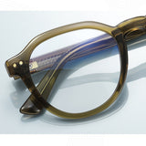 Techsuit Anti-Blue Light Glasses Reflex PC (2228), pentru Men, Round, TR90&Metal Frame, AC Lens, Negru