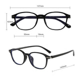 Techsuit Anti-Blue Light Glasses Reflex PC (6635), Unisex, Round, TR90 Frame, AC Lens, Light Maro