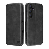 Husa pentru Samsung Galaxy S25 FE, Techsuit Safe Wallet Plus, negru