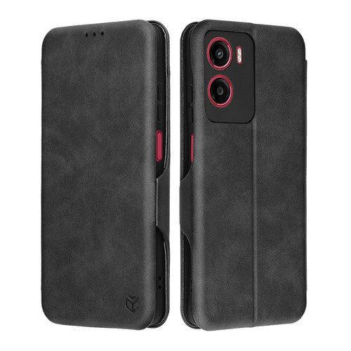 Husa pentru Motorola Moto G05, Techsuit Safe Wallet Plus, negru
